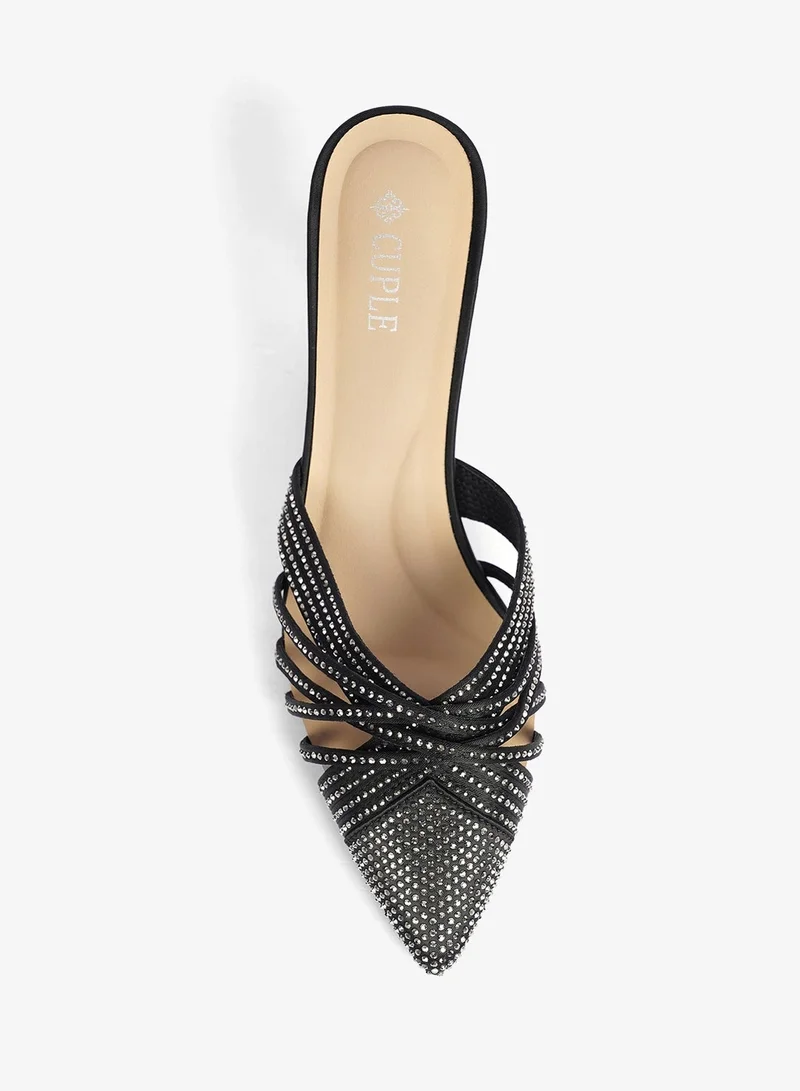 Cuple  Ladies  Slip-On Mules embellished for Women | Best Price UAE