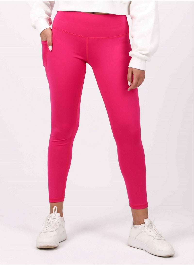 SHECHICK Shechick Pink FlexFit Leggings With SidePocket  - Image 1
