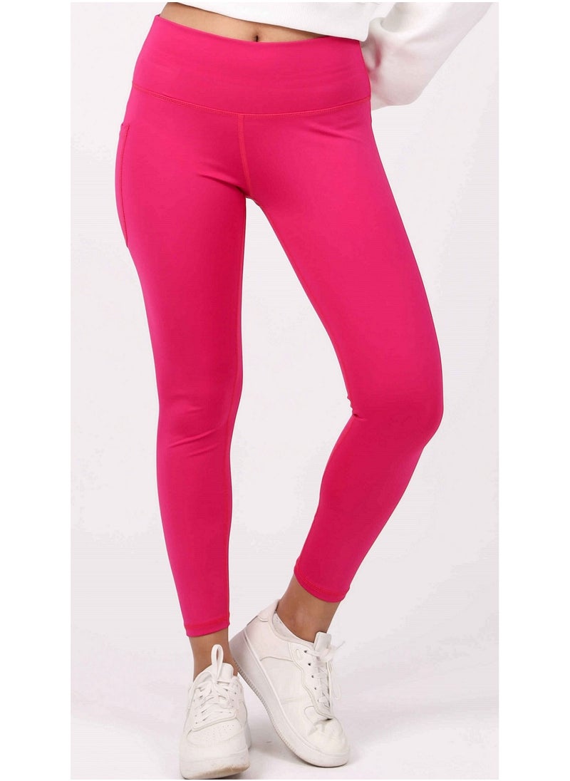 SHECHICK Shechick Pink FlexFit Leggings With SidePocket  - Image 3