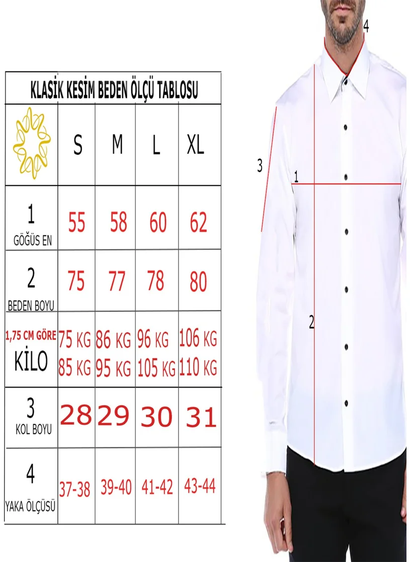 Varetta Men's Smoked Color Short Sleeve Classic Cut Collar Buttoned One Pocket Shirt