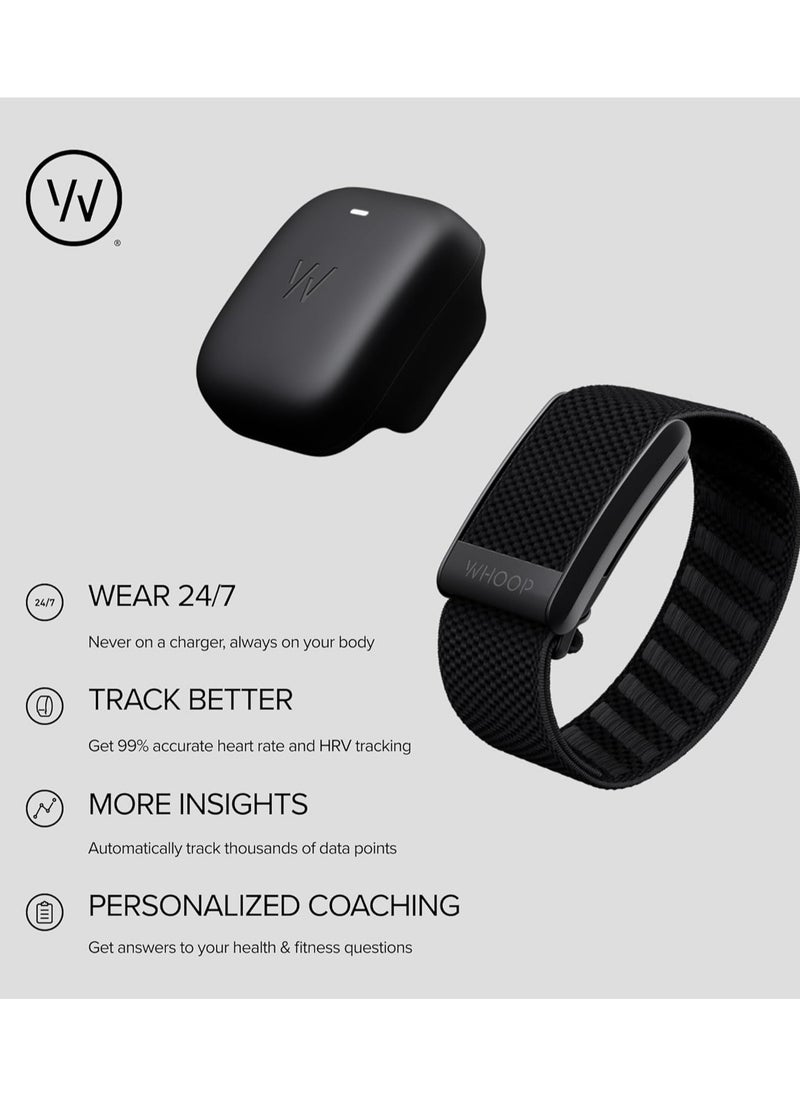 WHOOP - WHOOP 4.0 with 12 Month Subscription – Wearable Health, Fitness & Activity Tracker – Continuous Monitoring, Performance Optimization, Heart Rate Tracking – Improve Sleep, Strain, Recovery, Wellness - Image 1
