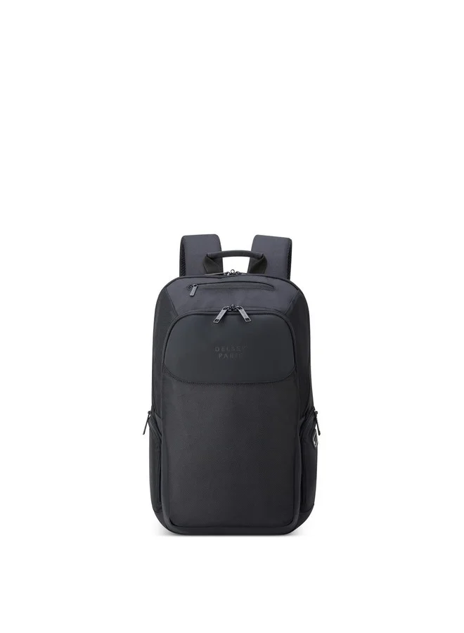 DELSEY Paris Parvis Plus 2 Compartment Laptop Backpack 15.6 Inch - Black