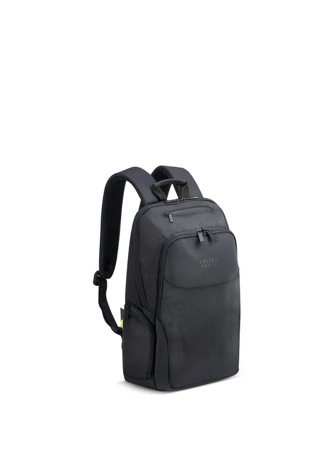 DELSEY Paris Parvis Plus 2 Compartment Laptop Backpack 15.6 Inch - Black