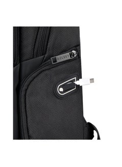 DELSEY حقيبة ظهر ديلسي بارفيس+ 2 حجرة للكمبيوتر المحمول مقاس 15.6 بوصة، لون أسود - 394460300  - Image 3