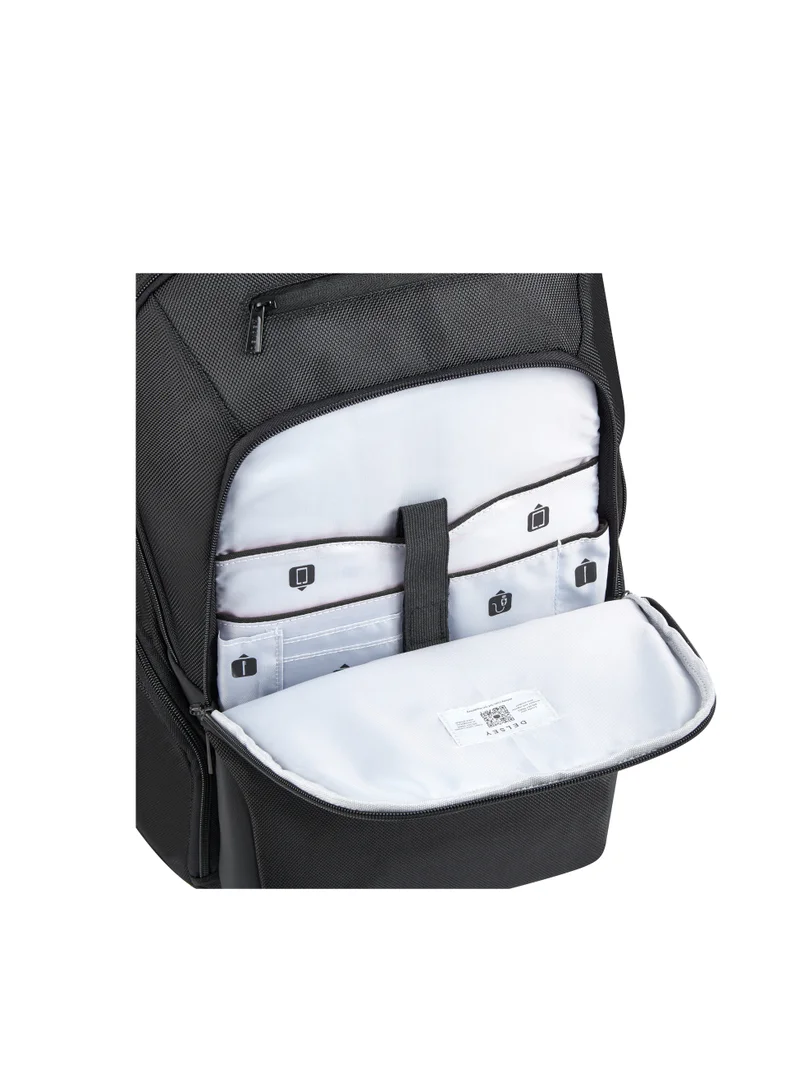 DELSEY Paris Parvis Plus 2 Compartment Laptop Backpack 15.6 Inch - Black