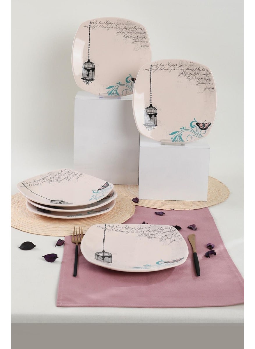keramika Ceramic Retro Serving Plate 27 cm 6 Pieces  - Image 2