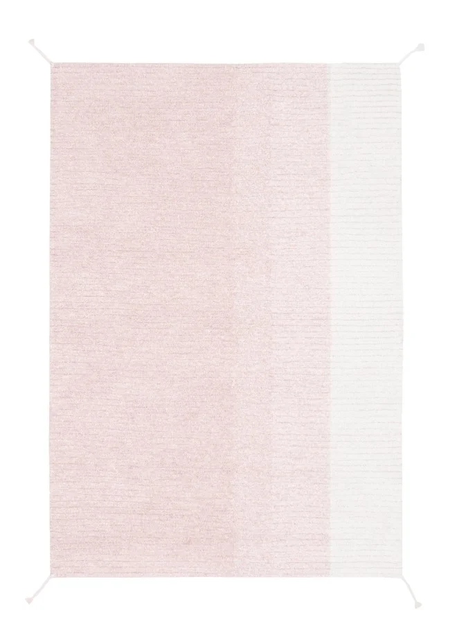 Lorena Canals Reversible Cotton Rug - Gelato - Pink (M)