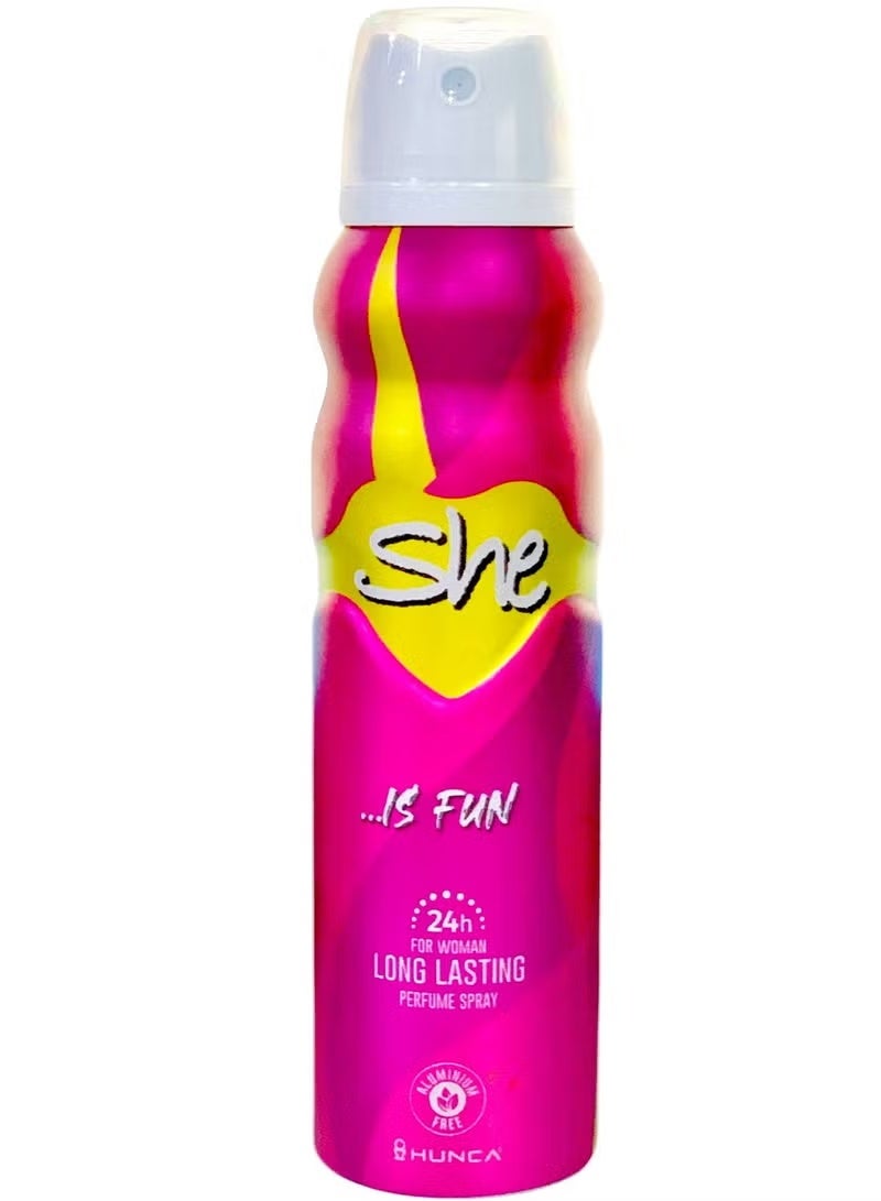SHE is Fun deodorant spray for women 150ml