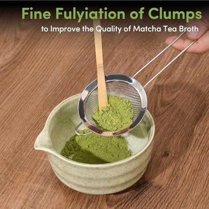STORICANS Premium Matcha Tea Set With Bamboo Whisk Ceramic Bowl Scoop  Holder 5 Pcs Matcha Making Kit For Traditional Japanese Tea Ceremony Ideal Matcha Gift Set For Beginners And Enthusiasts - Image 3