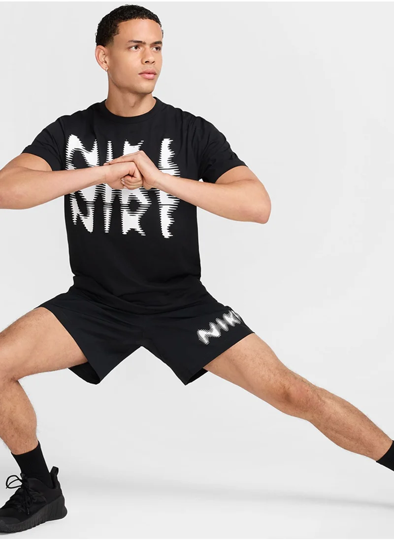 نايكي Dri-Fit Uv Hyverse Swoosh T-Shirt