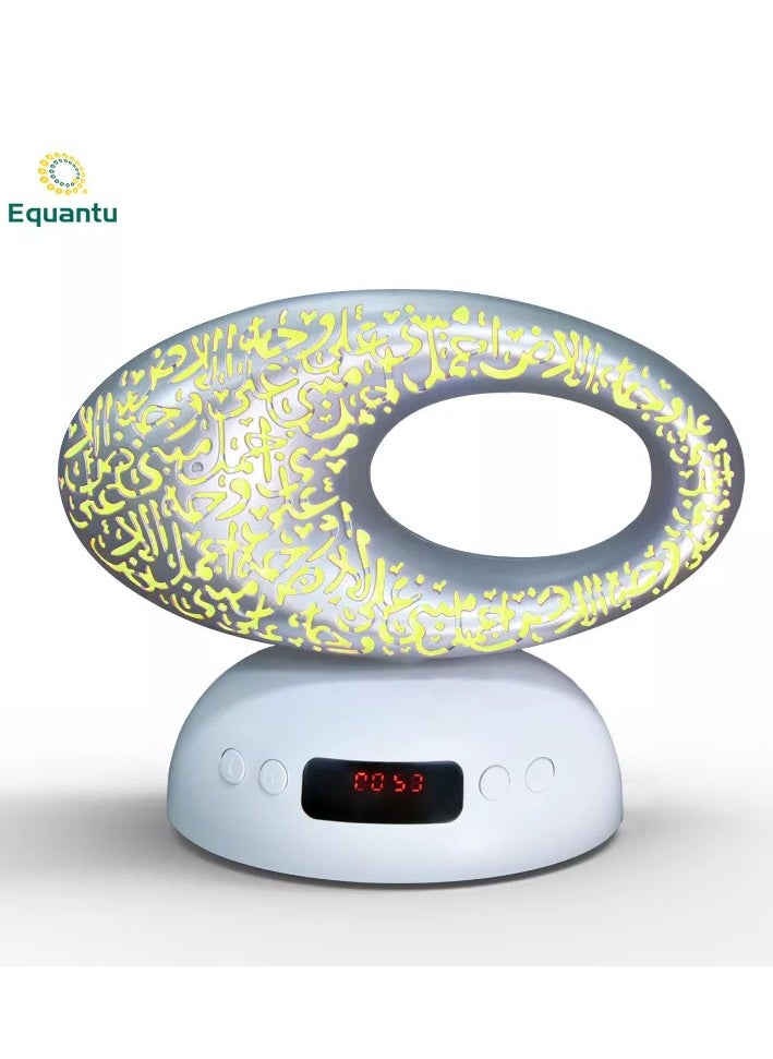 Equantu Museum Of The Future Digital Quran Speaker Wireless LED With Azan Clock And App Control