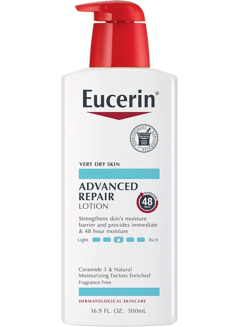 Eucerin Advanced Repair Lotion, Fragrance Free 500 ml - Image 1
