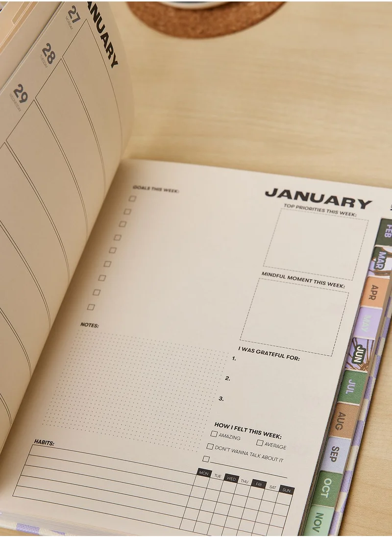 Typo 2022 Small Weekly Wellness Planner