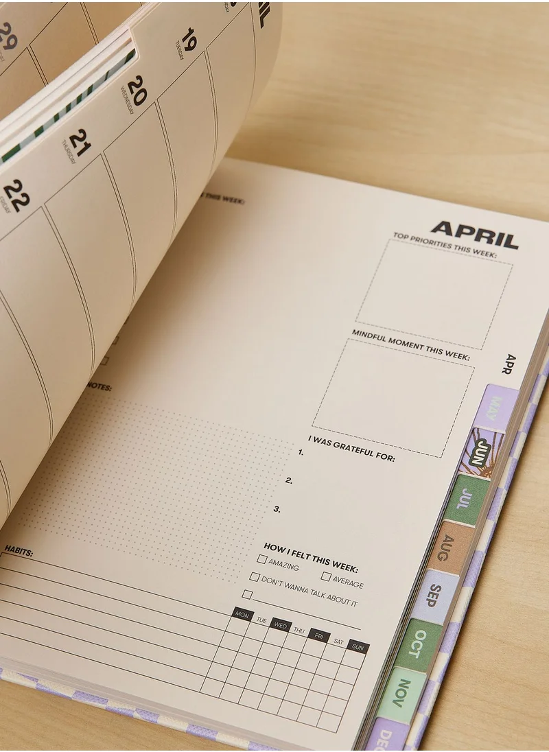 Typo 2022 Small Weekly Wellness Planner