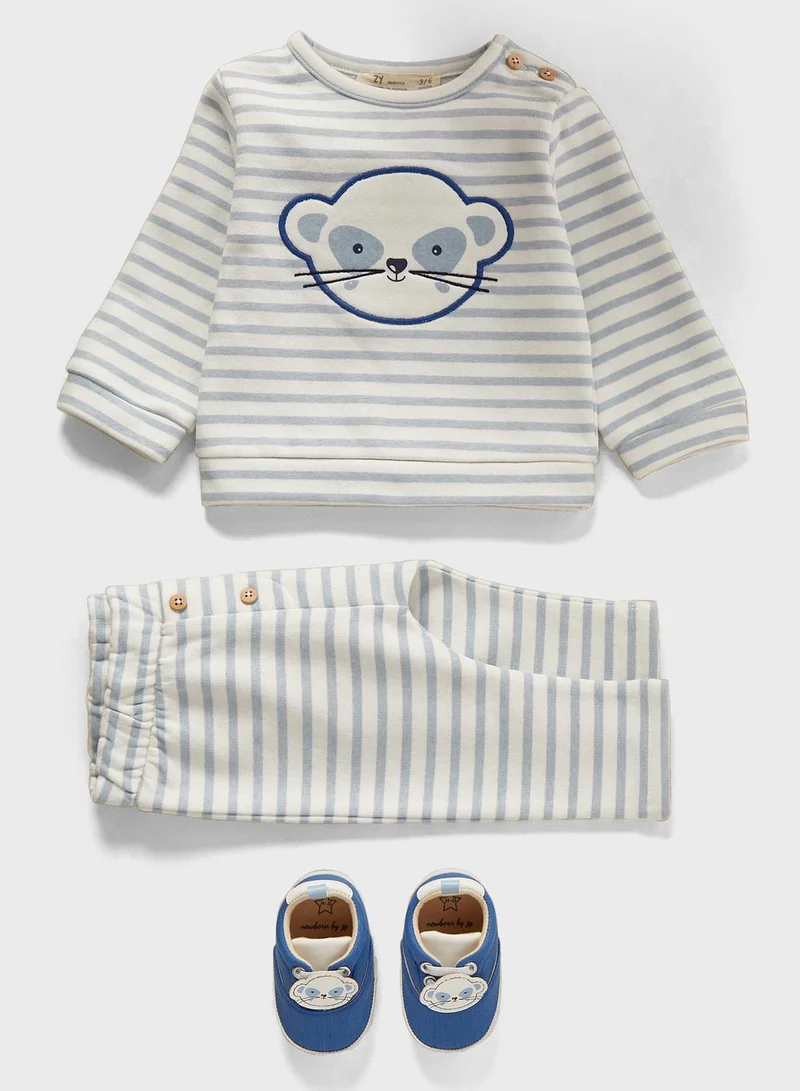 Zippy Infant Striped Sweatshirt