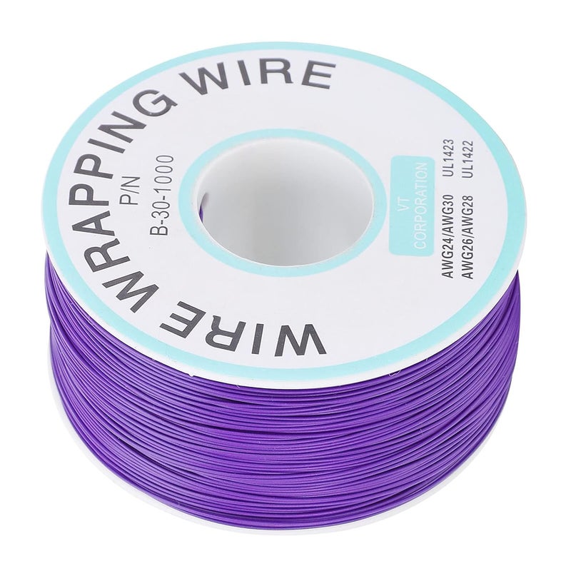 Tyenaza Copper Wire, Circuit Board Flying Wire Tinned Single Core Electronic Connecting Line (Violet) - Image 1