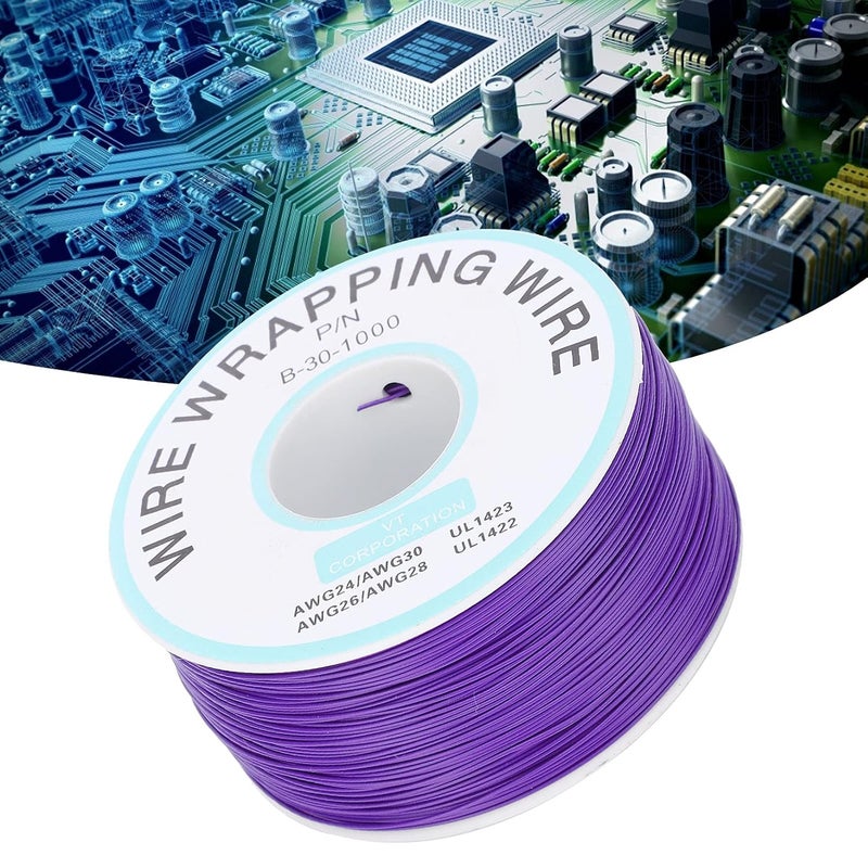 Tyenaza Copper Wire, Circuit Board Flying Wire Tinned Single Core Electronic Connecting Line (Violet) - Image 5