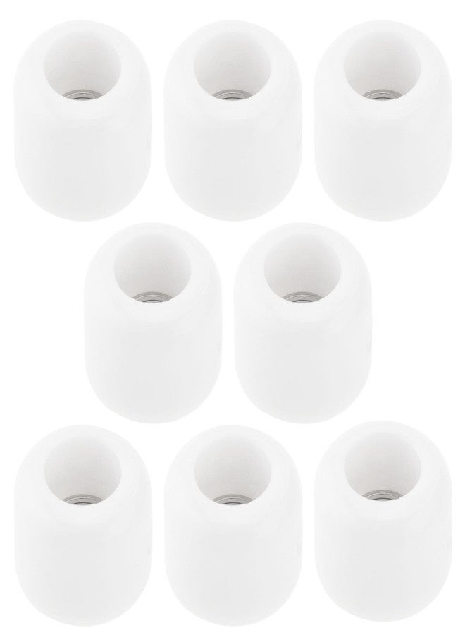 ECSiNG 8Pcs Polyurethane CNC Fingerboard Bearing Wheels Professional Mini Skateboard Ball Bearing Wheels for Wooden Fingerboard White 7.5x5.2mm - Image 1