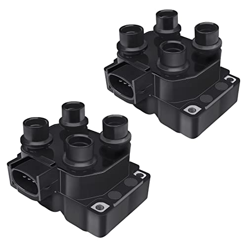MAYASAF DG530 Pack of 2 Ignition Coils for Ford 199103 Contour E150 Escort Explorer Mustang Ranger Mercury Lincoln Town Car Mark VIII Mazda C924 FD487 FD4877