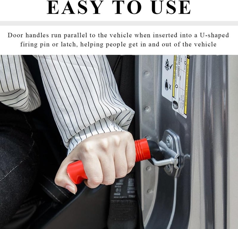 Yourkar Car Door Handle Assist - Red - Image 5