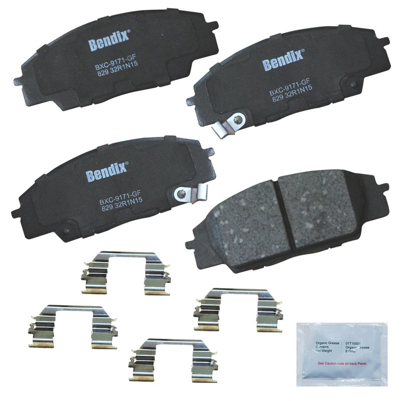 Bendix Priority1 CFC829 Ceramic Front Brake Pads for Acura CSX 2011-2007, RSX 2006-2002, Honda Civic 2011-2006, S2000 2009-2000 - Image 5