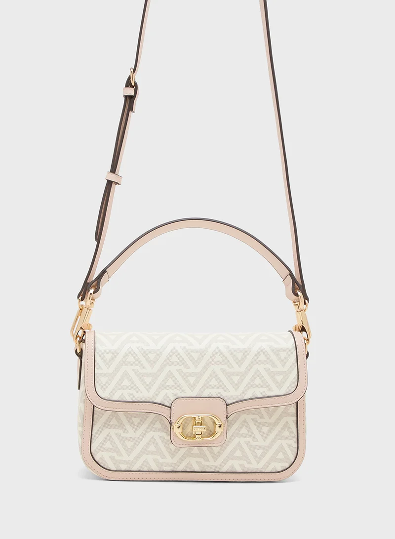 الدو Flap Over Top Handle Crossbody