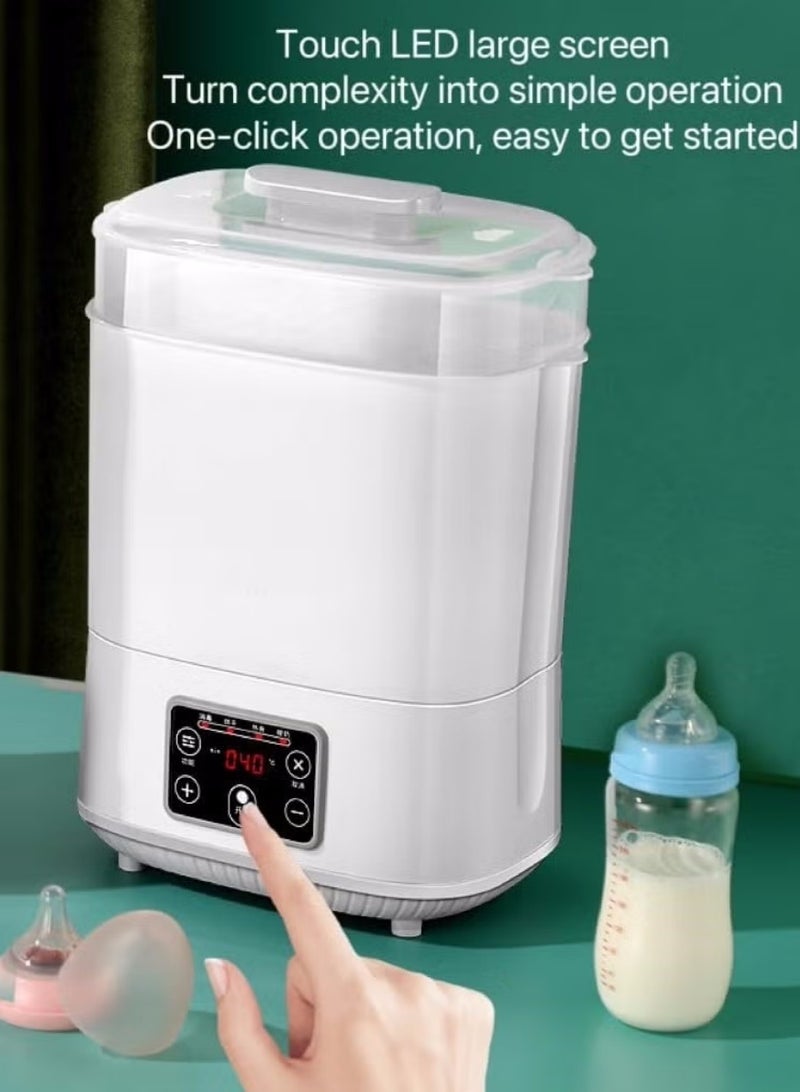 AETHER Baby Bottle Sterilizer, Electric Steam Bottle Sterilizer and Dryer, 5 in 1 Baby Milk Warmer Bottle/Sterilizer Universal Fit for All Baby Items Accessories - Image 2