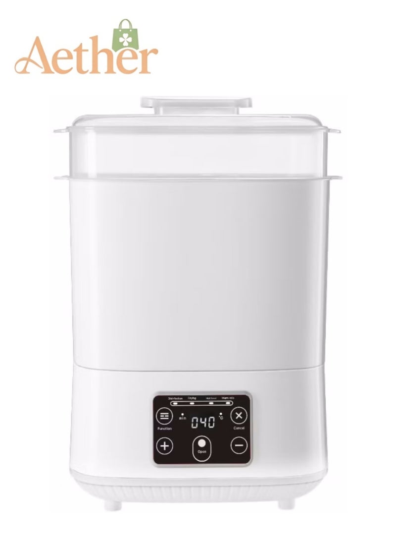 AETHER Baby Bottle Sterilizer, Electric Steam Bottle Sterilizer and Dryer, 5 in 1 Baby Milk Warmer Bottle/Sterilizer Universal Fit for All Baby Items Accessories - Image 1