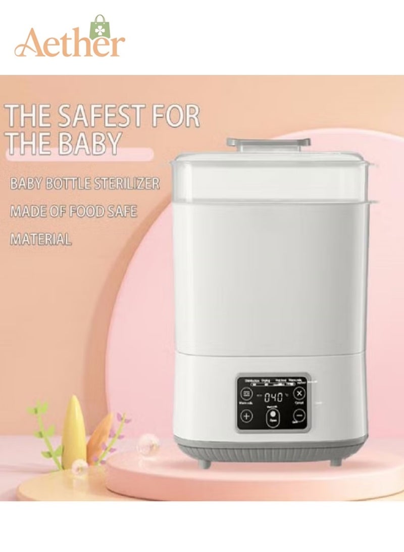 AETHER Baby Bottle Sterilizer, Electric Steam Bottle Sterilizer and Dryer, 5 in 1 Baby Milk Warmer Bottle/Sterilizer Universal Fit for All Baby Items Accessories - Image 5