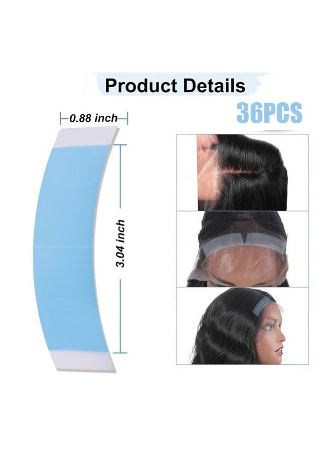 Ghost Bond 36-piece wig tape and wig glue removal kit, suitable for lace wigs and hairpieces (36 pieces x 38mL glue × 30mL glue remover) - Image 4