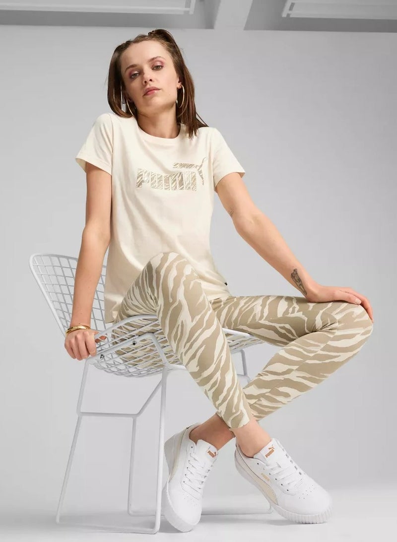 PUMA Ess+ Animal Tee Alpine Snow  - Image 2