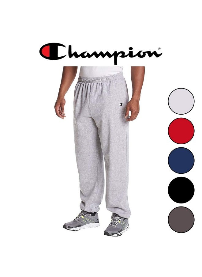 Champion - Sweatpants Men’S Big And Tall Heavyweight Fleece Joggers Charcoal Heather - Image 1