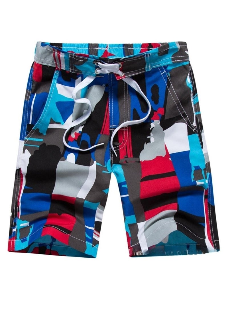 Loquat Printed Beach Shorts For Children 