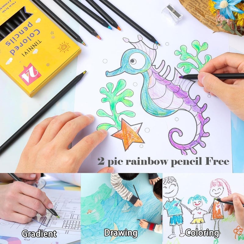Finalize Magical Tracing Workbook Set 64 Pages Alphabet & Number Writing Practice Book for Kids Reusable Handwriting Pen Control Training for Preschool Learning (Magical Workbook) - Image 2