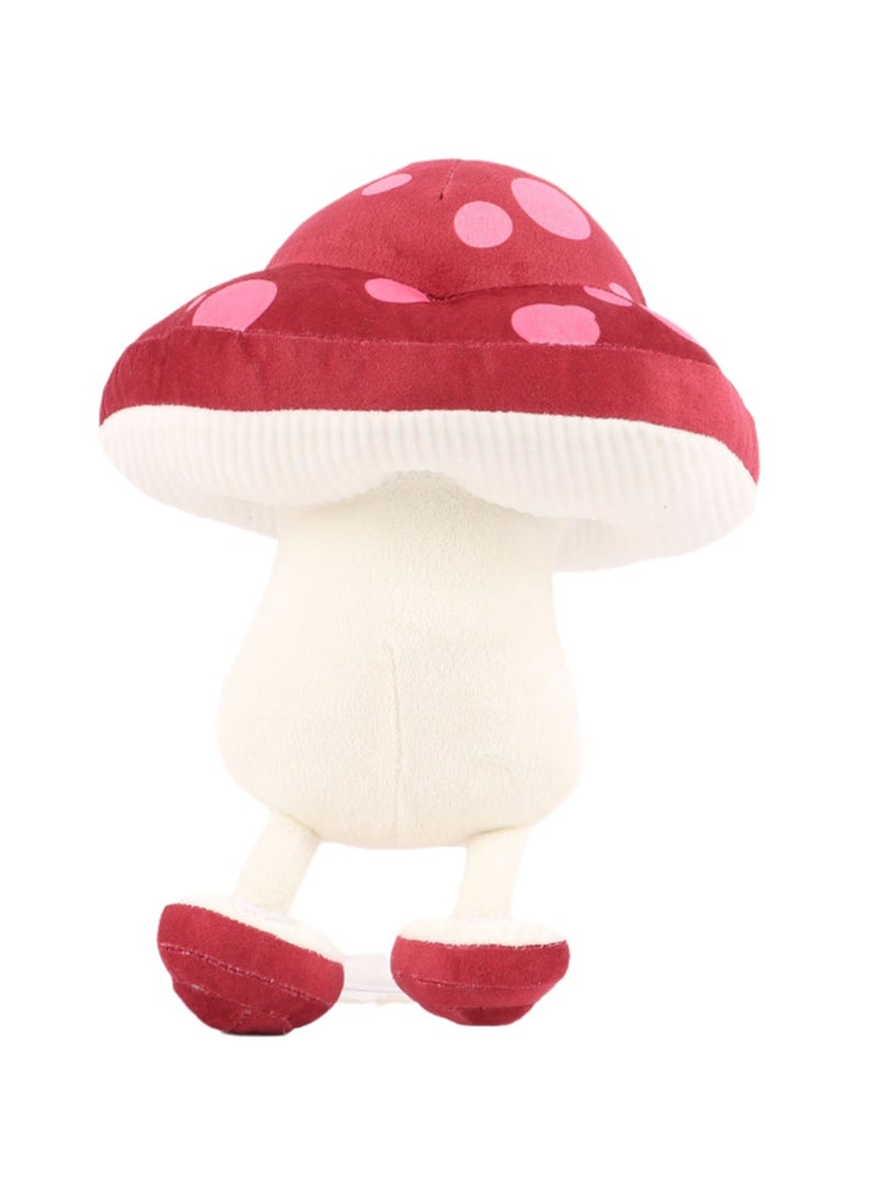 دمية محشوة ناعمة على شكل فطر لطيف مقاس 15 سم للبنات والأولاد من جميع الأعمار كهدية - Image 1