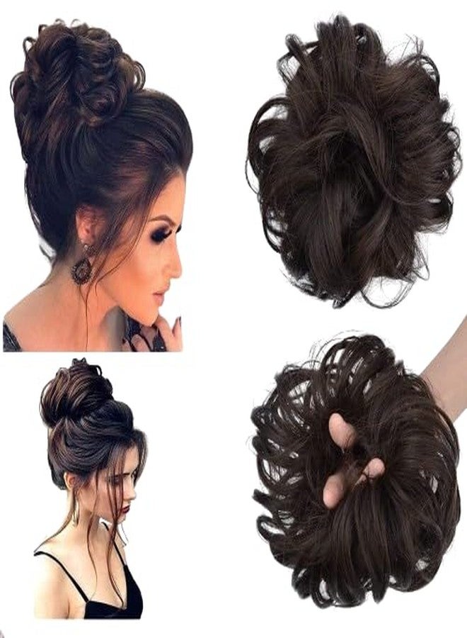 BLUSHIA Messy Bun Hair Piece Hair Extension With Elastic Rubber Band Hairpiece Synthetic Hair Scrunchies Hair Piece for Women Girls - Image 1