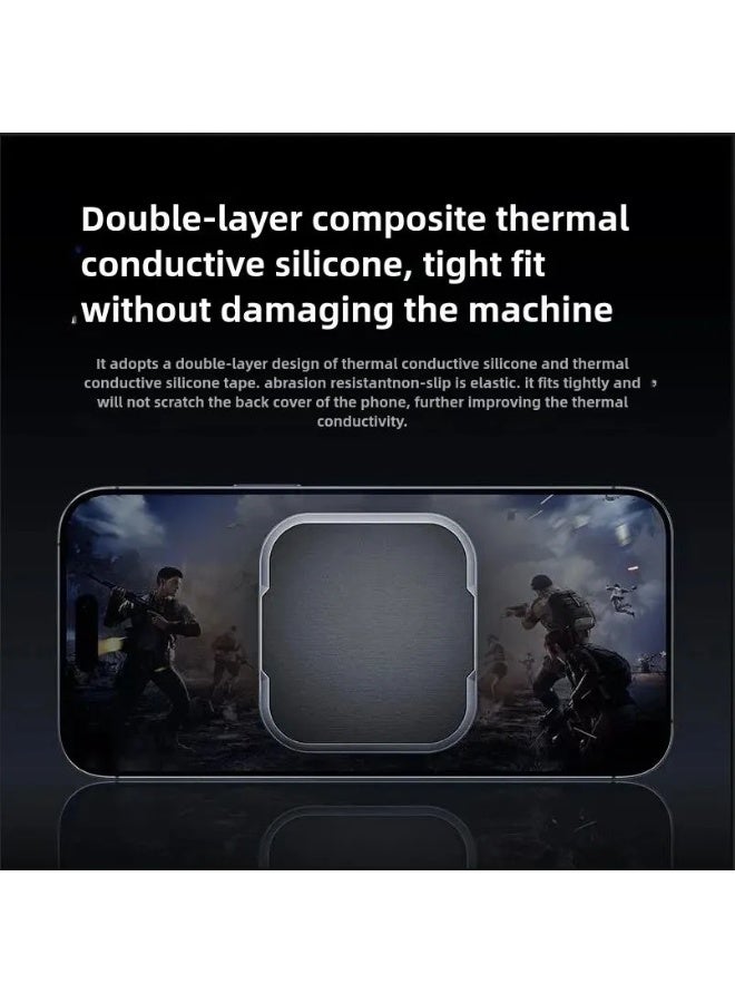 RedMagic 6PRO Liquid Cooler Magnetic Phone Cooler for Gaming/Live Streaming with 30W RGB Lighting Low Noise Design Semiconductor Cooling for Cooling Phone While Gaming Black - Image 2