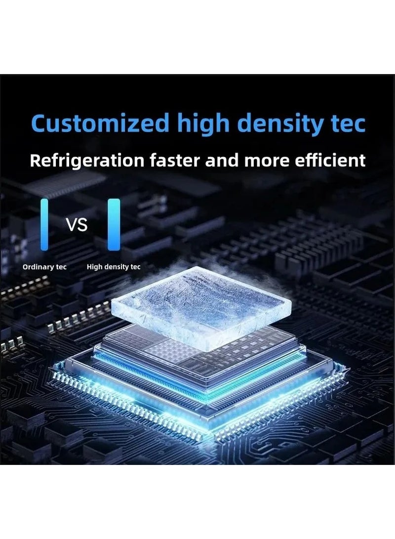 RedMagic 6PRO Liquid Cooler Magnetic Phone Cooler for Gaming/Live Streaming with 30W RGB Lighting Low Noise Design Semiconductor Cooling for Cooling Phone While Gaming Black - Image 5