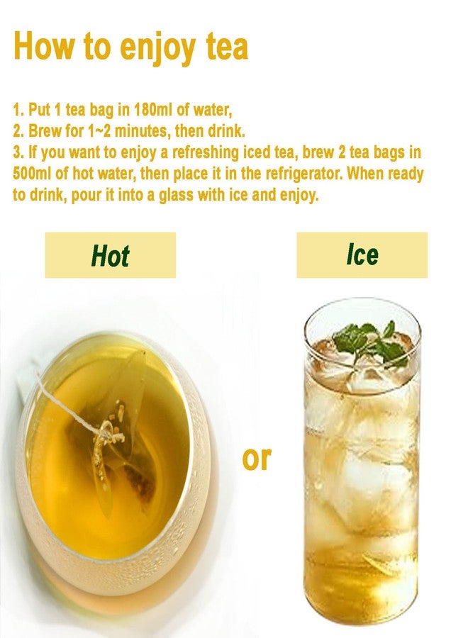 LENITH Korean Traditional Jerusalem Artichoke, Sunroot Tea for Drinkig 돼지감자차_0.67 oz (1.2g x 16 Teabags) - Image 2