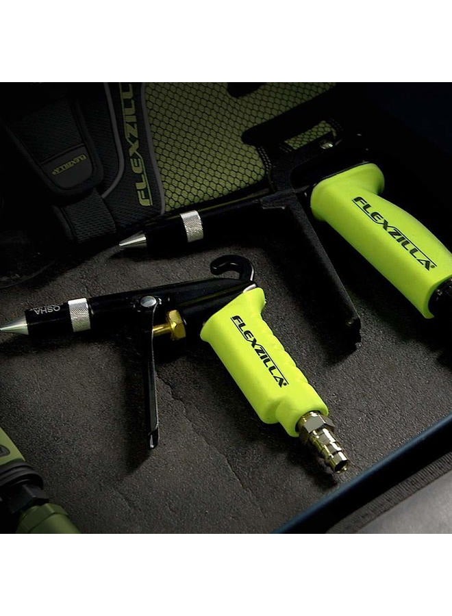 Flexzilla X3 6 Piece Blow Gun Kit, Quiet-Flo Tip, Xtreme-Flo Tip, 6 in. Extension, Chip Guard - AG1200FZKIT - Image 3