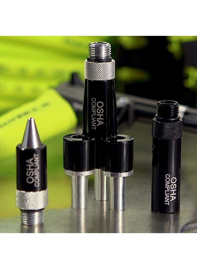 Flexzilla X3 6 Piece Blow Gun Kit, Quiet-Flo Tip, Xtreme-Flo Tip, 6 in. Extension, Chip Guard - AG1200FZKIT - Image 4