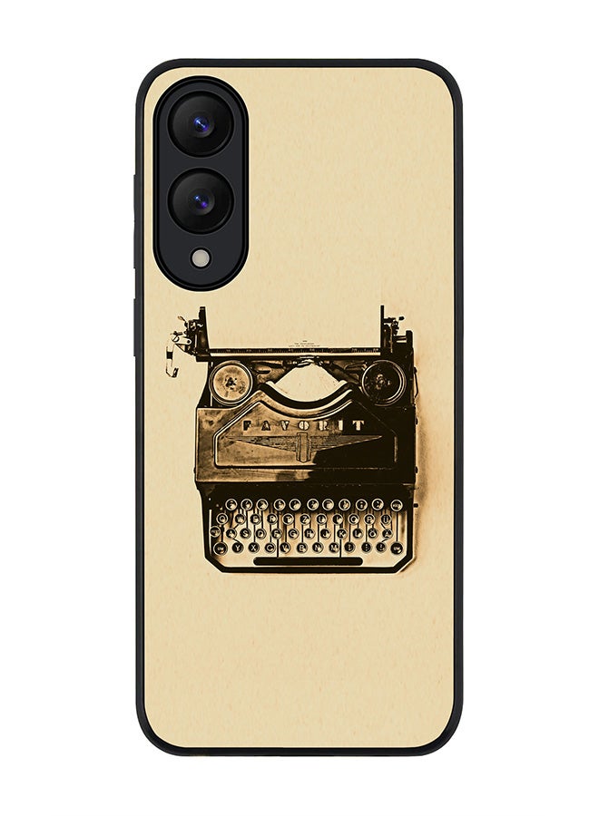 Stylizedd For Samsung Galaxy S25 Edge Case,Slim fit Camera Protection, Shockproof Thin Phone cover  - Typewriter