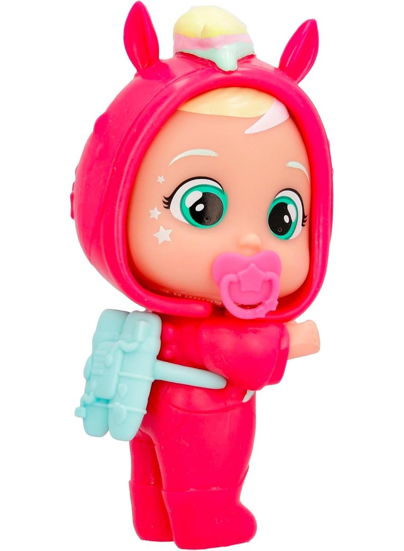 Cry Babies Magic Tears Hannah Talent Doll –Collectible Real Tears Mini Doll with Water Crying Function and Dressed in Her Astronaut Outfit Talent, Perfect Gift Toy for Children - Image 4