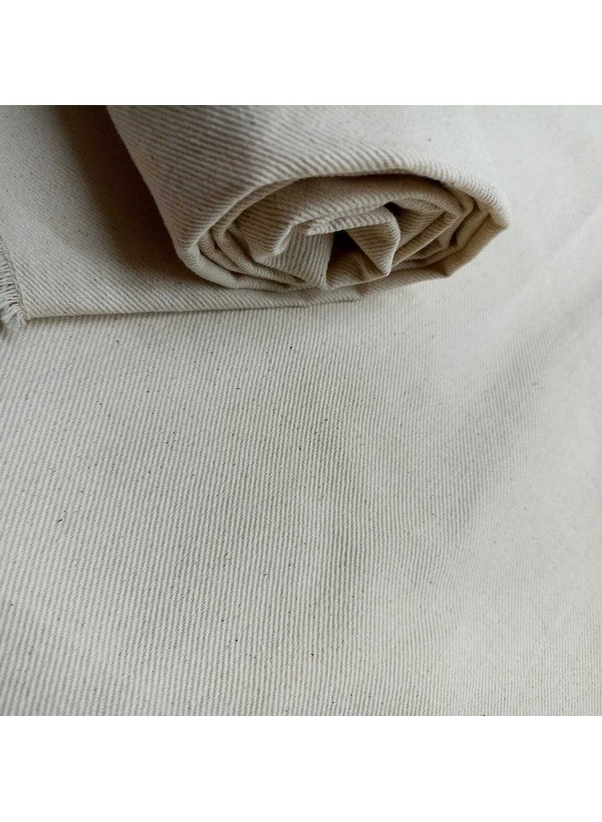 SRP Craft SRP Craft 100% Cotton Canvas 8 oz Drill Fabric uses to make Cushion Covers, Garments, Canvas & Art, etc. USES: Drill Fabric Cotton natural can be used for skirts, trousers, Boiler suits, bags, upholstery, draping, table cloths, displays ,Thick canvas fabric - Width 63 inch - 2 meter - Image 4