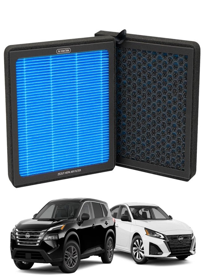 ZEZUT Cabin Air Filter CF12552 Compatible with Nissan Altima 2019-2023, Infiniti QX60 2022-2023, QX50 2019-2023, QX55 2022-2023, Honeycomb Structured and Activated Carbon Beads, Durable and sturdy - Image 1