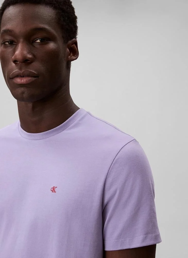 Calvin Klein Jeans Monogram Embroidery T-Shirt