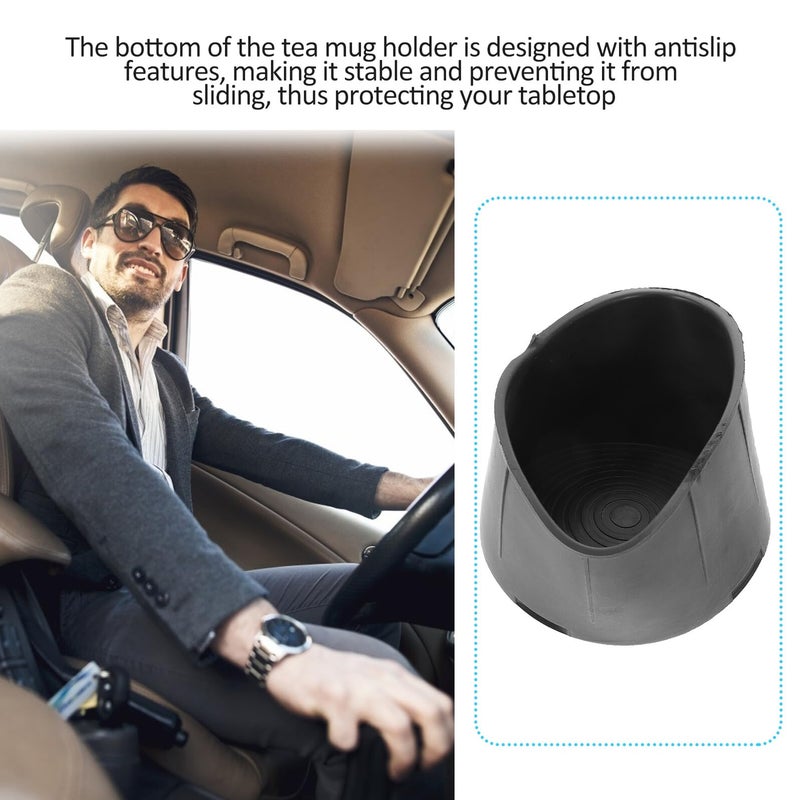 Non Slip Rubber Cup Holder Insert Coaster Organizer For Pickup Truck Center Console - Image 4