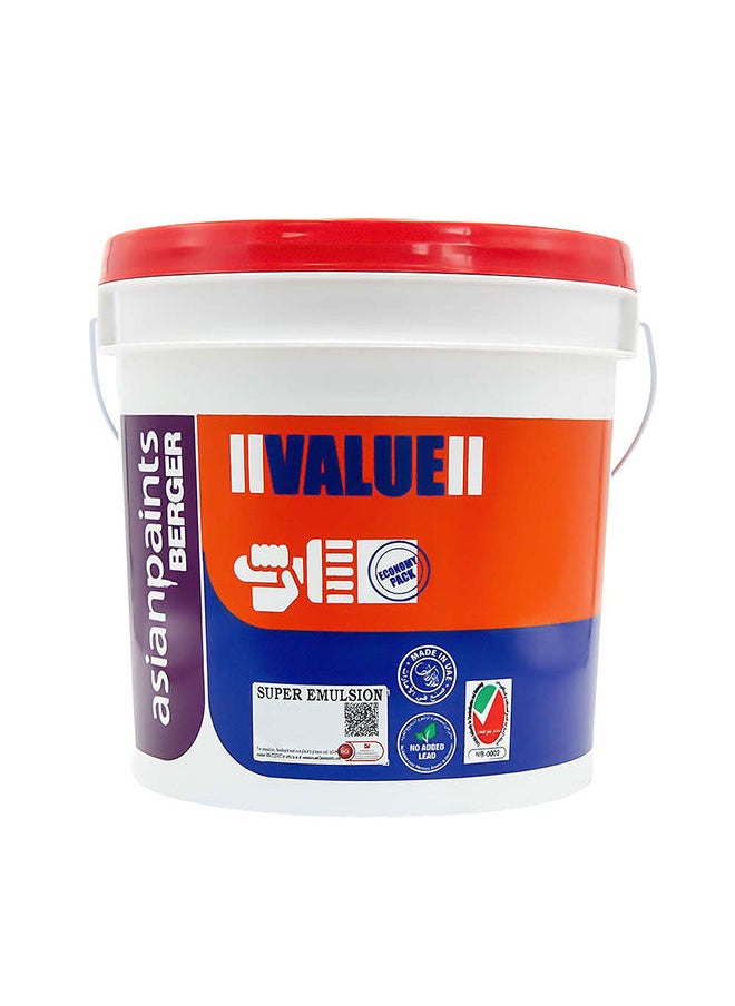 Asian Paints Berger - Asian Paint Berger 18 LTR Value Super Emulsion 8236 Iced Silver - Image 1