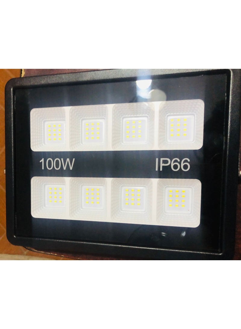 كشاف 100 وات ابيض  كشاف ليد للطوارئ والمحلات عدد 2 - Image 2