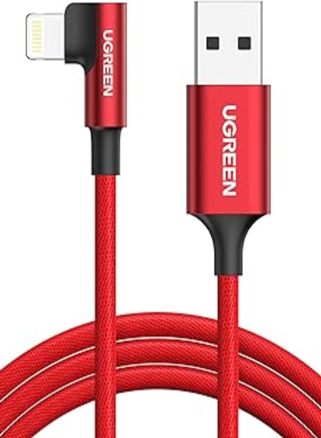 Angled Lightning To USB 2.0 A Male Cable(90° Angle)